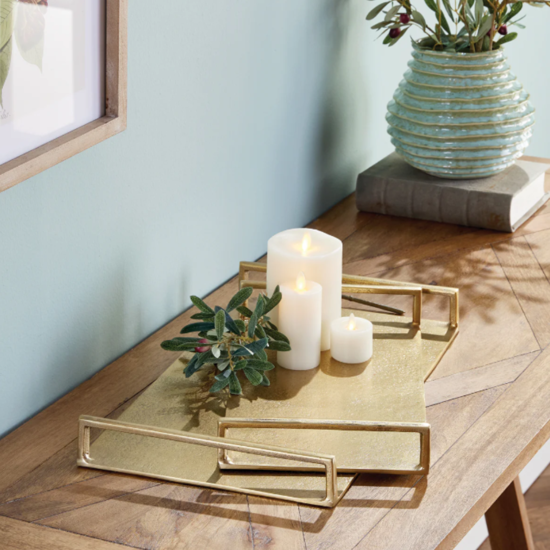 Elora Gold Decorative Tray