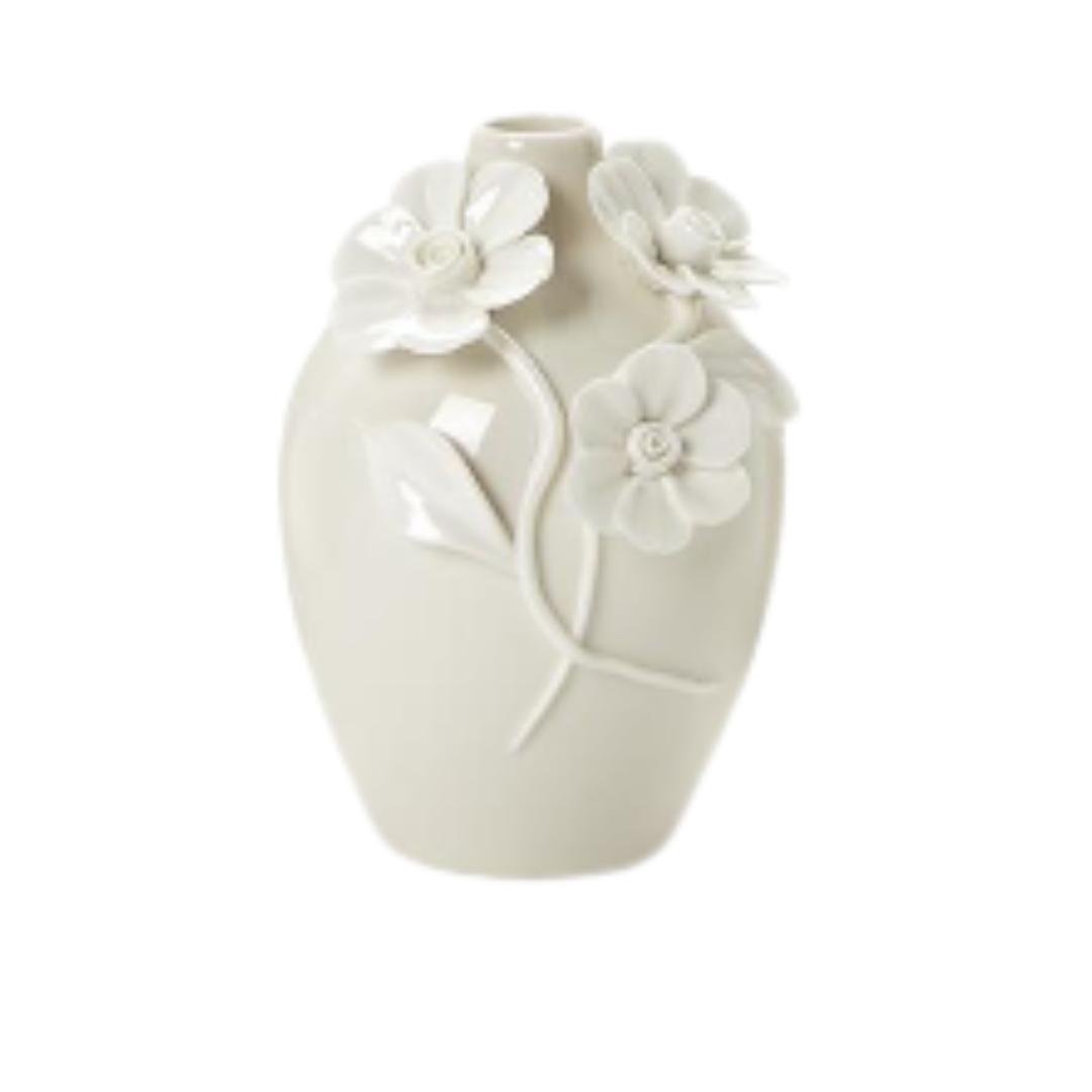 Sculpted Flower Mini 3D Vase