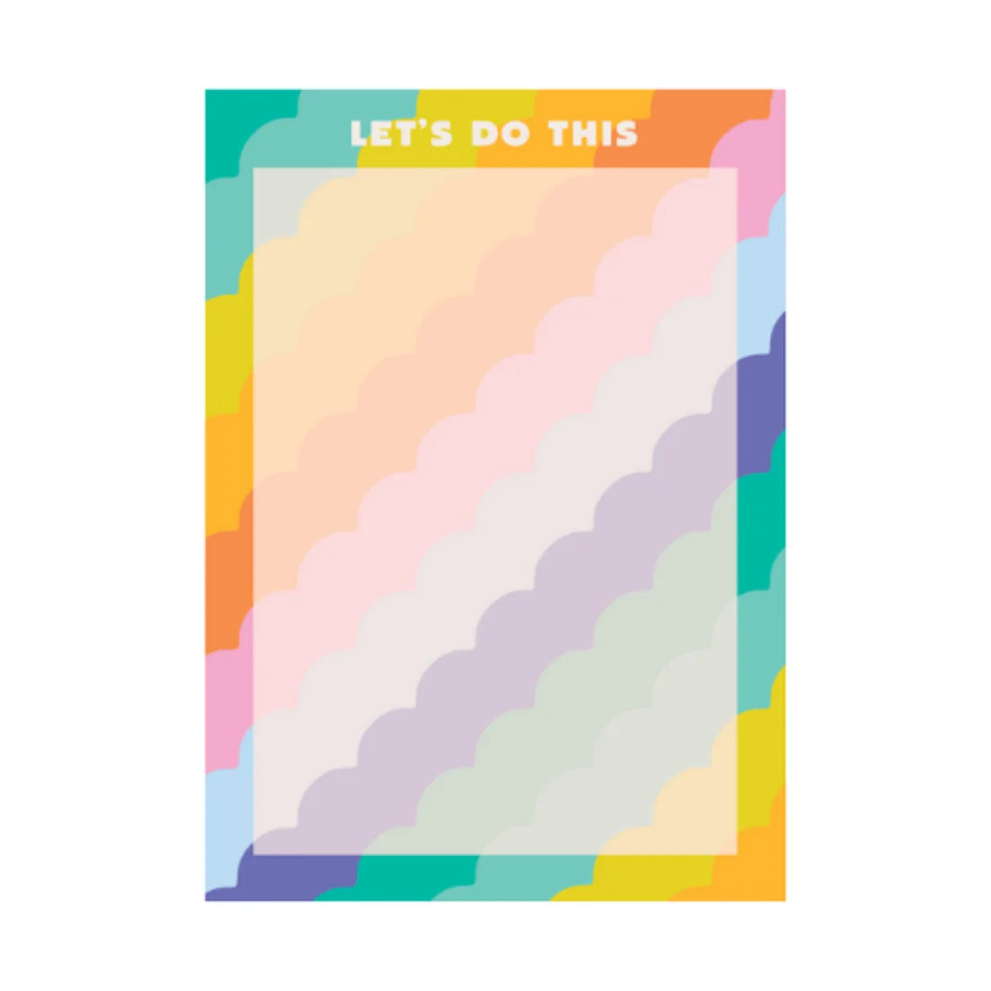 Rising Scallop Tearaway Notepad