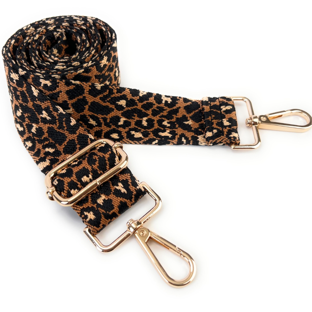 Leopard Guitar Strap