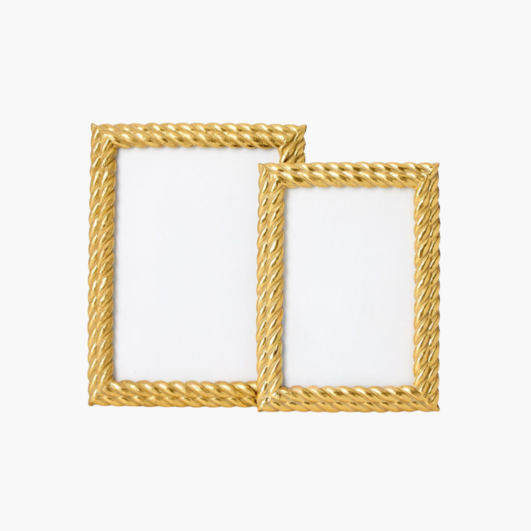 Gold Double Rope Photo Frame