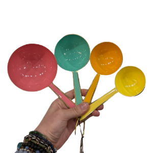 Colorful Measuring Cups St/4 Metal Enamel