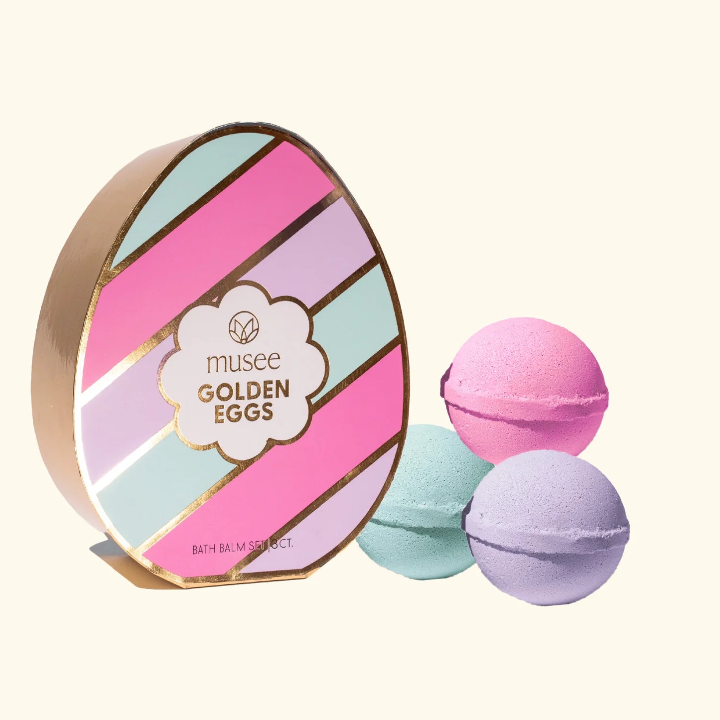 Golden Egg Three Bath Balm Set