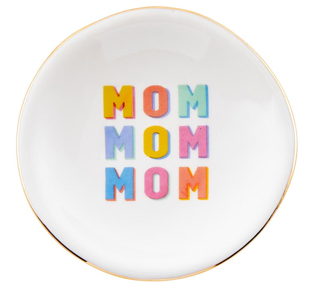 Mom Trinket Tray & Earring Set