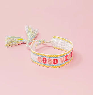 Good Vibes Woven Bracelet