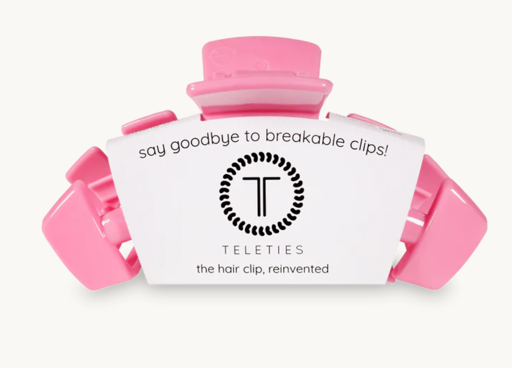 Teleties Peonies Please Hair Clip