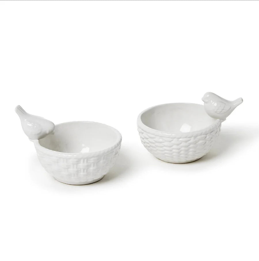 Bird and Basket Tidbit Dish