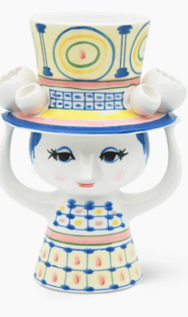 Lady w/ Hat Vase
