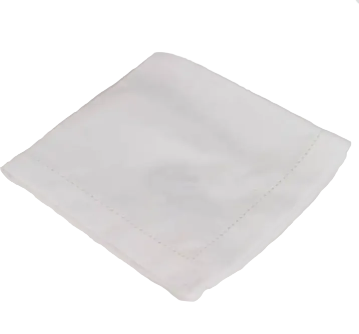 Hemstitch Napkin 18x18 white