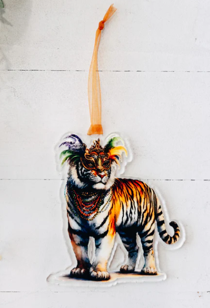 Mardi Gras Tiger Ornament