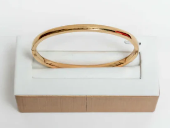 St. Barth's Collectoin - Thin Gold Bangle
