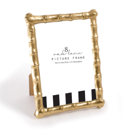 5x7 Gold Bamboo Frame