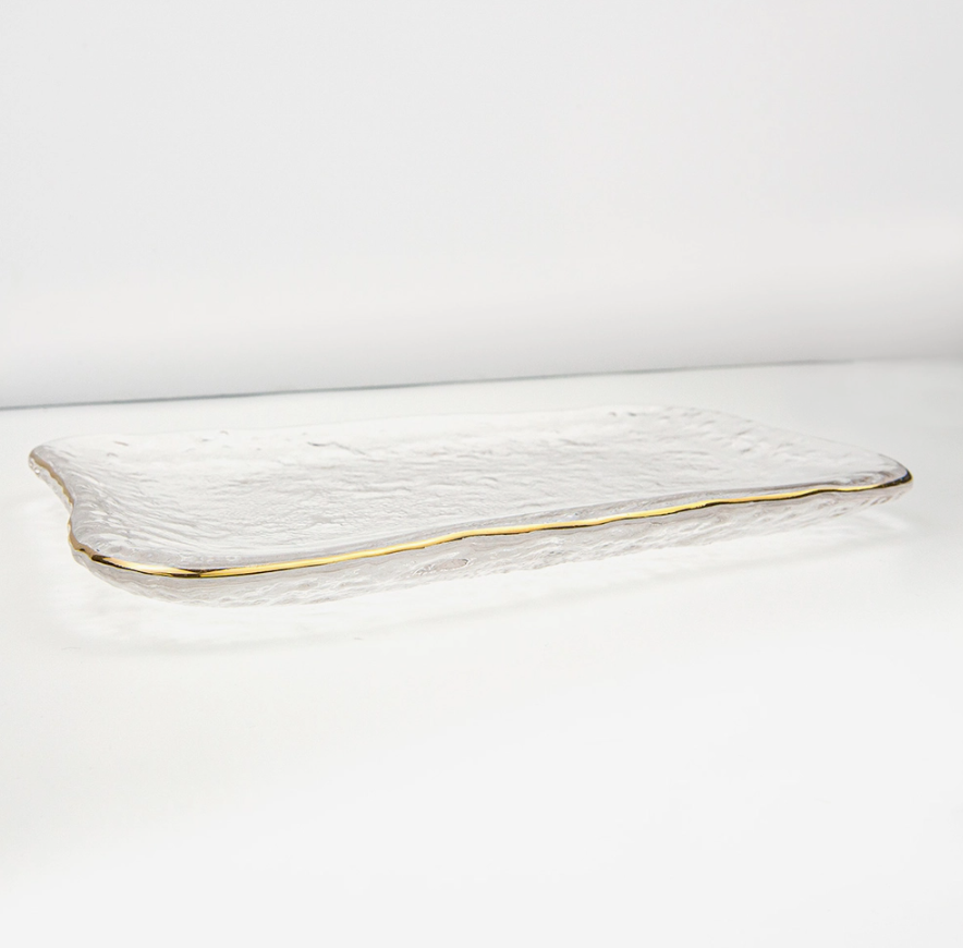 Saint Germain Serving Dish Clear/Gold