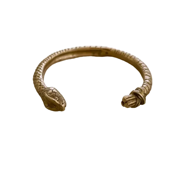 Snake-Rope Cuff Bronze Small