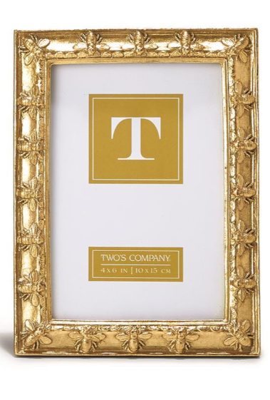 Gold Bee Photo Frame