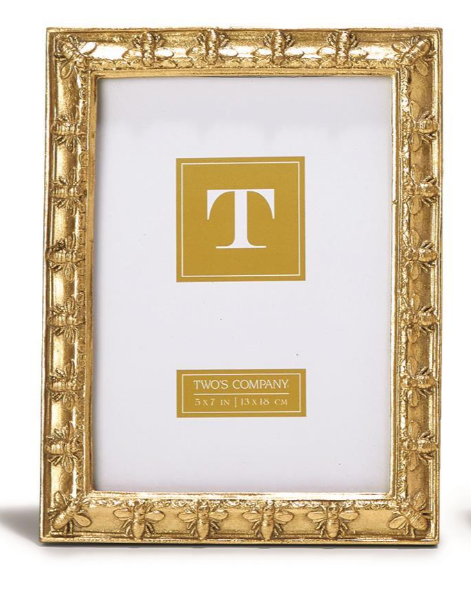 Gold Bee Photo Frame