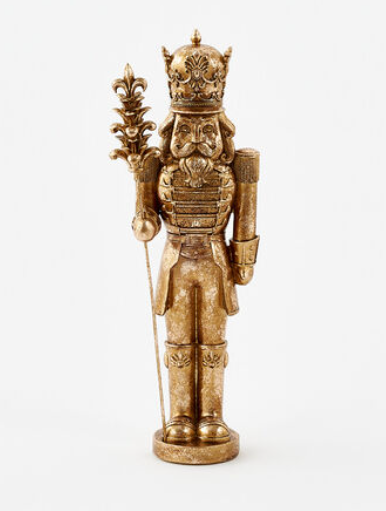 Resin Gold Nutcracker - Small