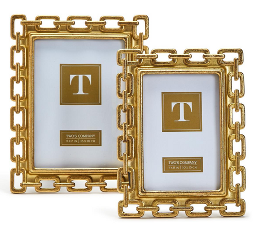 Gold Chain Photo Frames