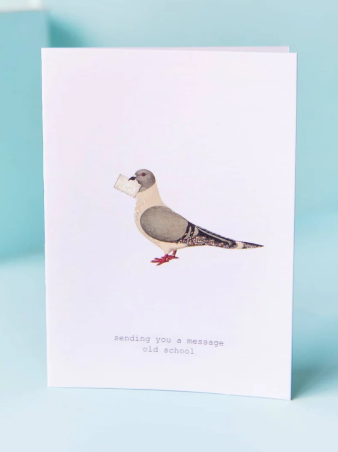 Sending You A Message Greeting Card