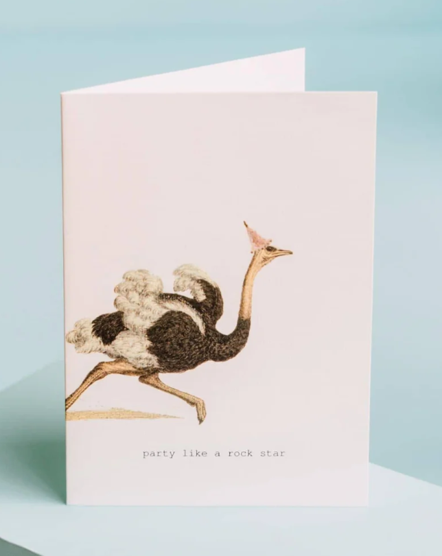 Party Like A Rockstar Greeting Card