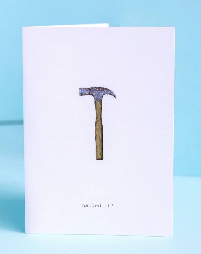 Nailed It Greeting Card