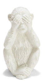 Ceramic No Evil Monkeys