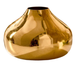 Gold Plated Nickel Vases