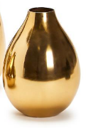 Gold Plated Nickel Vases