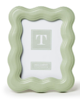 Green Wavy Wood Photo Frames