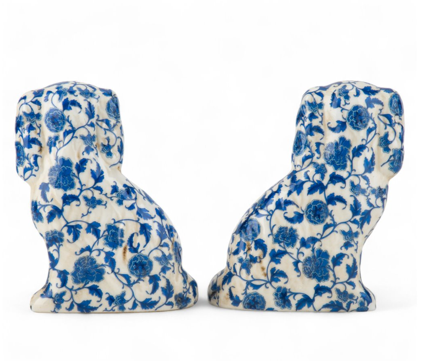 Blue Florets Staffordshire - Medium