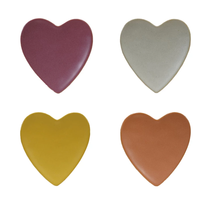 Stoneware Heart Shaped Dish