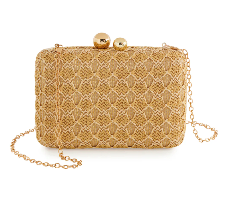 Gold Natural Minaudiere