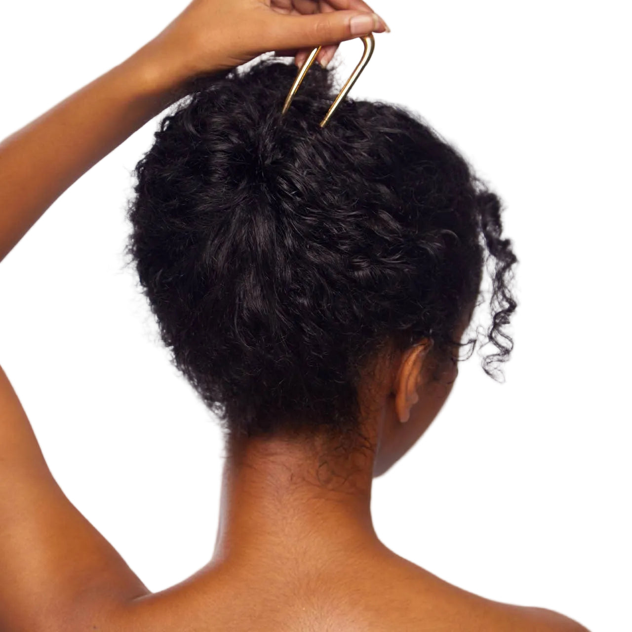 Gold Metal French Hair Pin