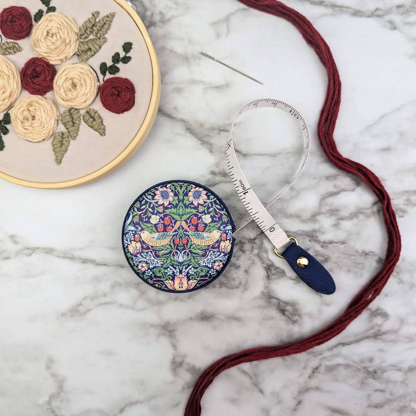 William Morris Strawberry Thief Measuring Tape