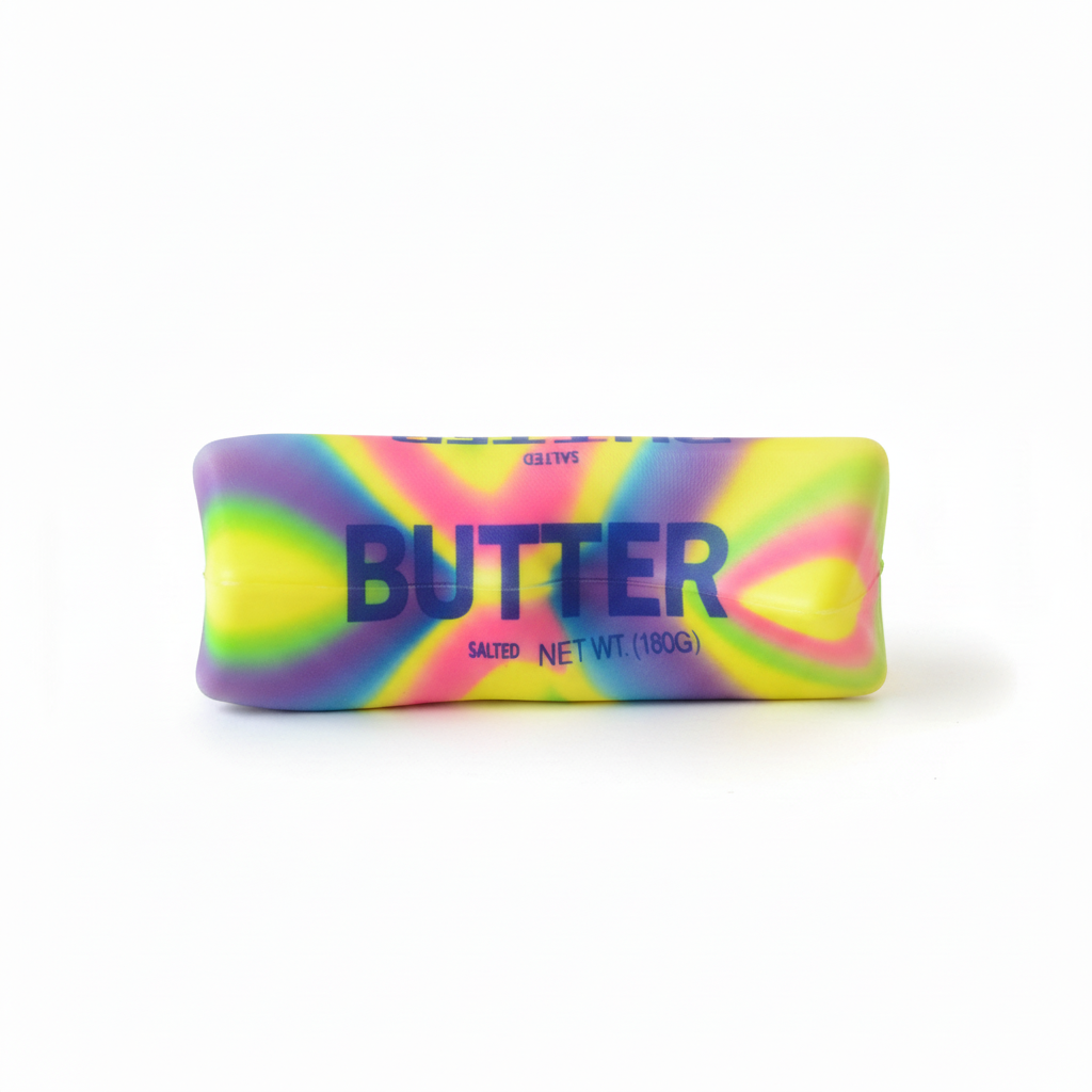 Rainbow Squishy Butter Stick
