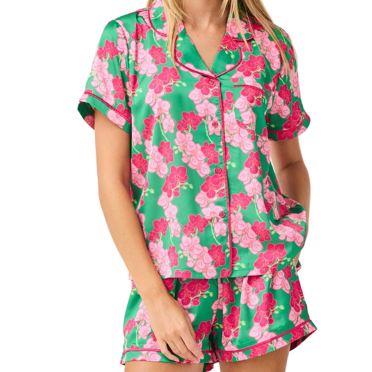 Charlotte Orchid Reverie - Short Set
