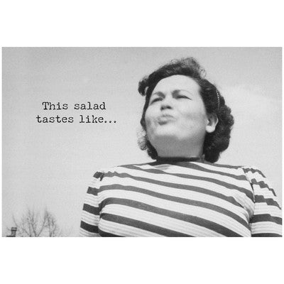 Salad Greeting Card