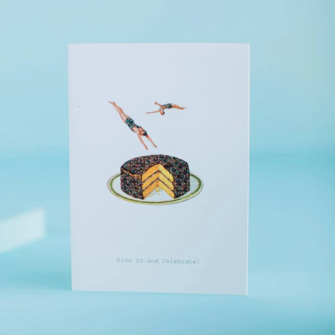 Dive In And Celebrate Greeting Card