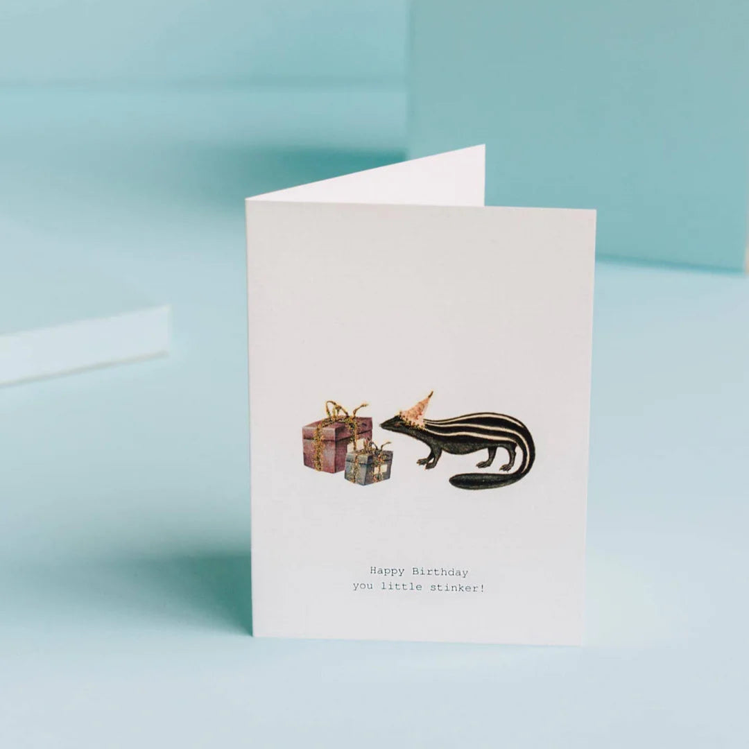 Happy Birthday Little STinker Greeting Card