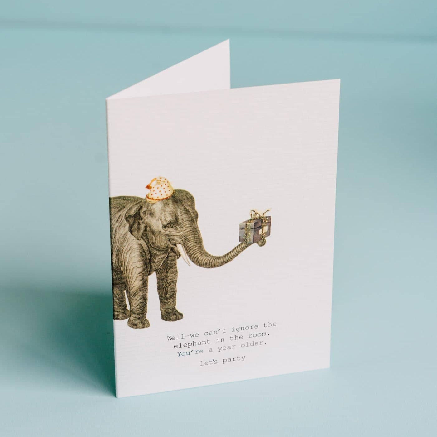 We Can't Ignore The Elephant Greeting Card