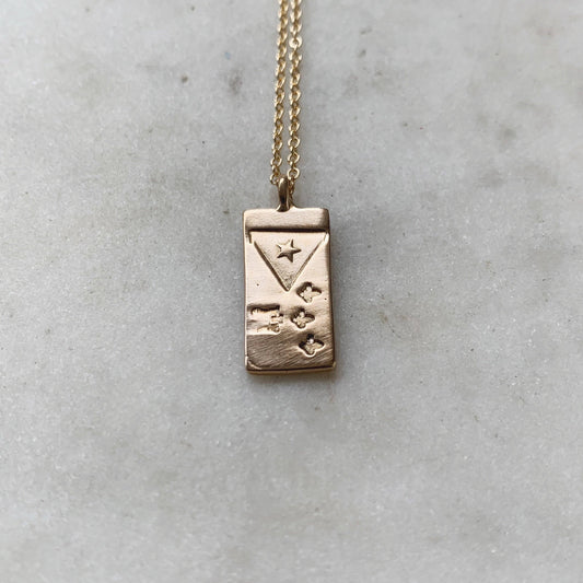 Acadian Flag Pendant