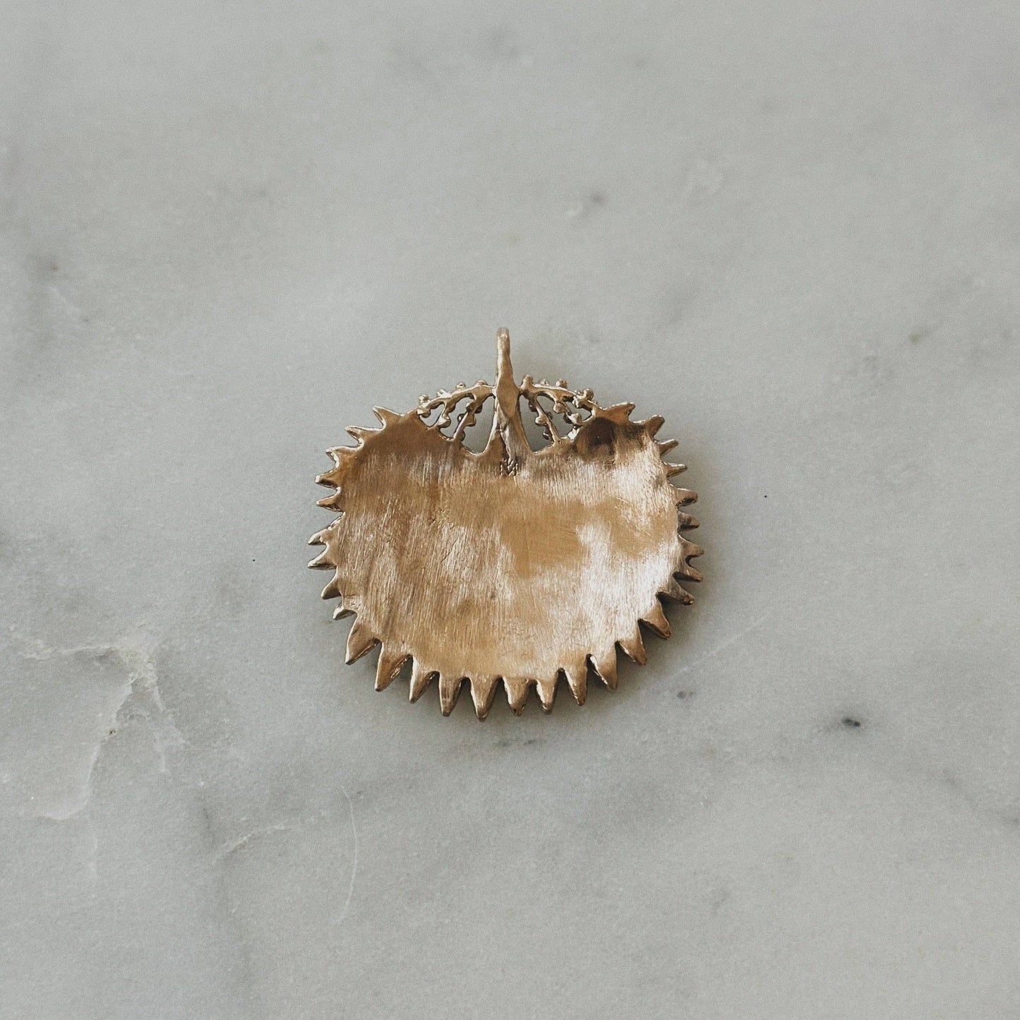 Large Palmetto Leaf Pendant