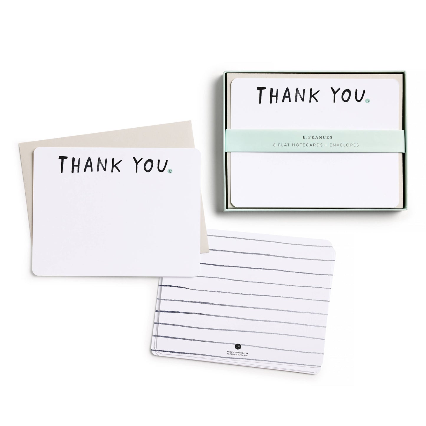 Thank You Flat Notes | Boxed Notecards Stationery