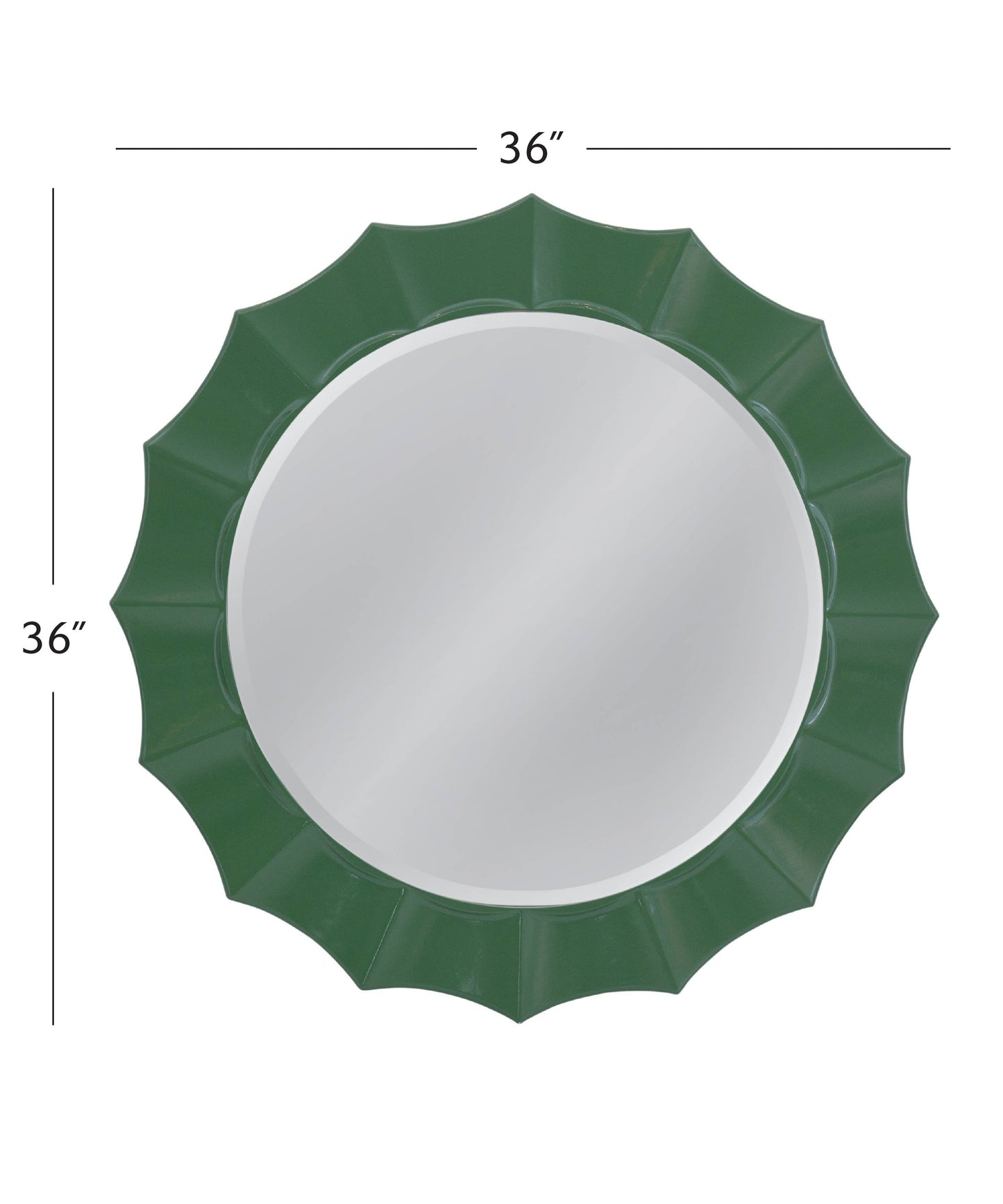 Green Altair Wall Mirror