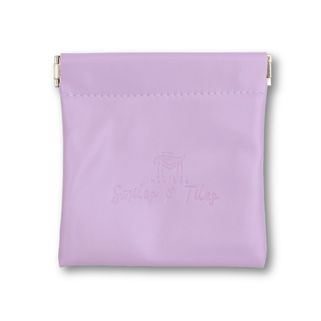 Coin, Dice, Extra Mahjong Tile Pouch  |  4x4" Bag