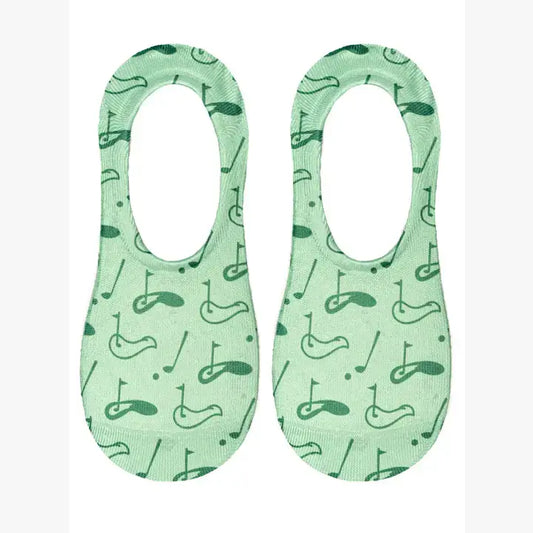 Golf Course Holes No-Show Liner Socks