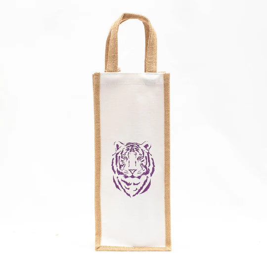 Easy Tiger Wine Bag White/Purple