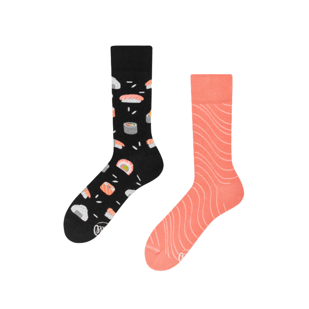 Graphic Mismatch Socks