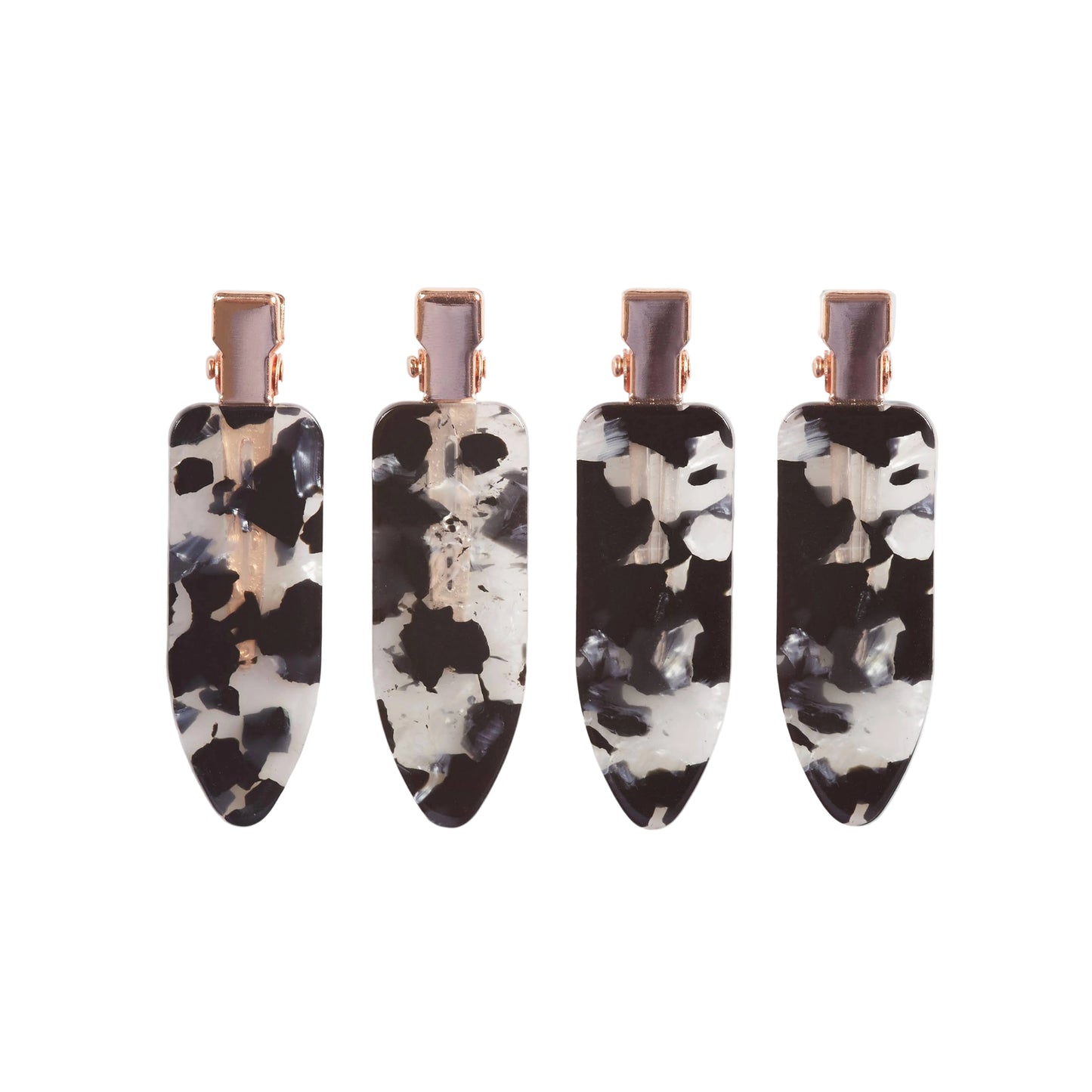 Black Terrazzo Creaseless Clips