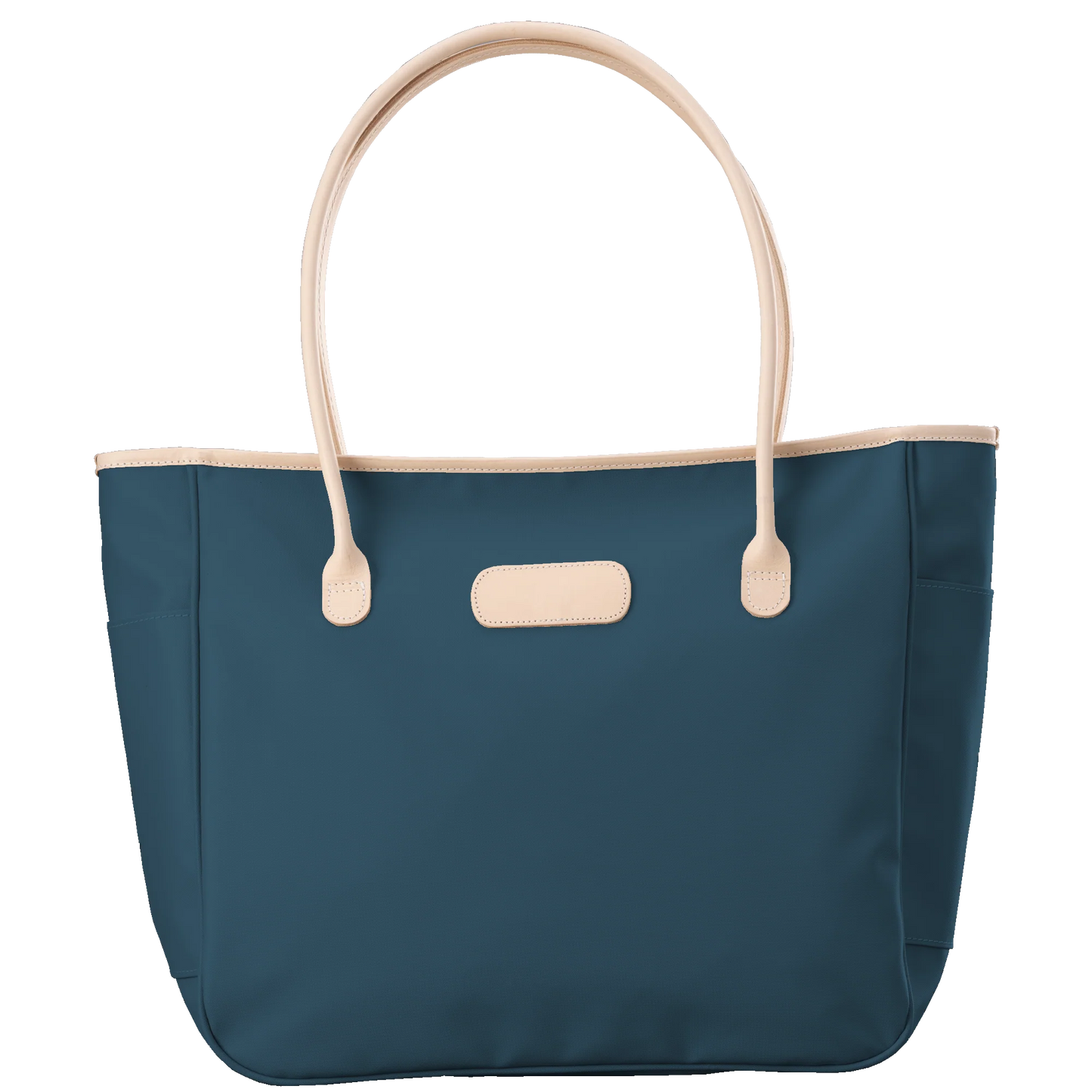 Tyler Tote - French Blue Coated Canvas